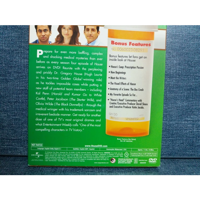 HOUSE SEASON FOUR 4 DISK BOX DVD FİLM (İNGİLİZCE)