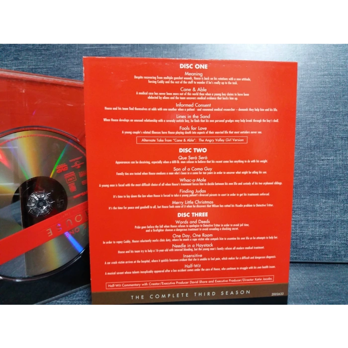 HOUSE SEASON THREE 5 DISK BOX DVD FİLM (İNGİLİZCE)