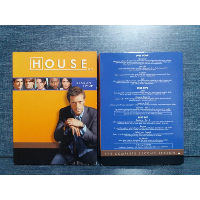 HOUSE SEASON TWO 6 DISK BOX DVD FİLM (İNGİLİZCE)