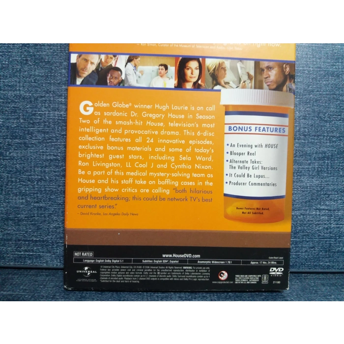 HOUSE SEASON TWO 6 DISK BOX DVD FİLM (İNGİLİZCE)