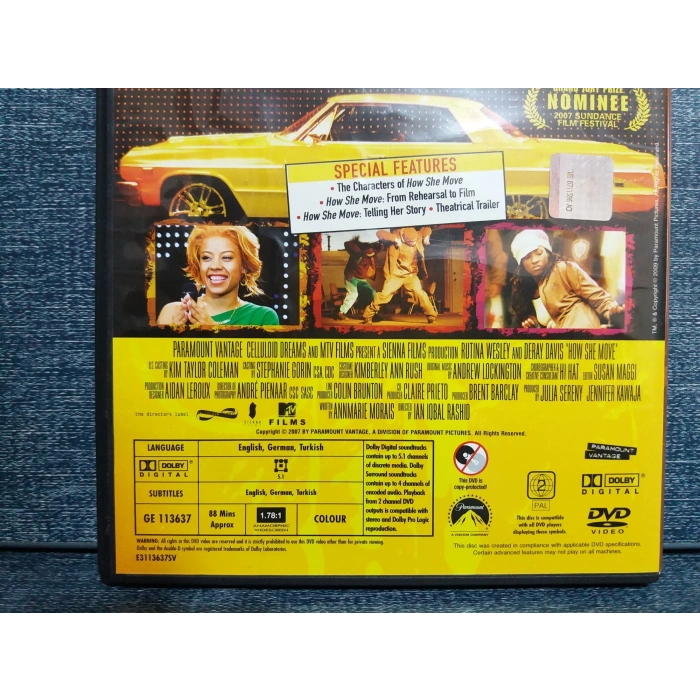 HOW SHE MOVE HIP HOP DVD FİLM