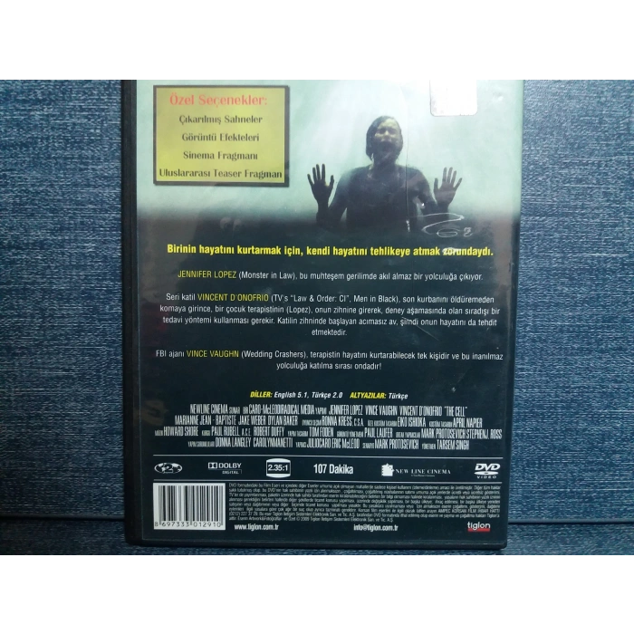 HÜCRE THE CELL JENNIFER LOPEZ DVD FİLM