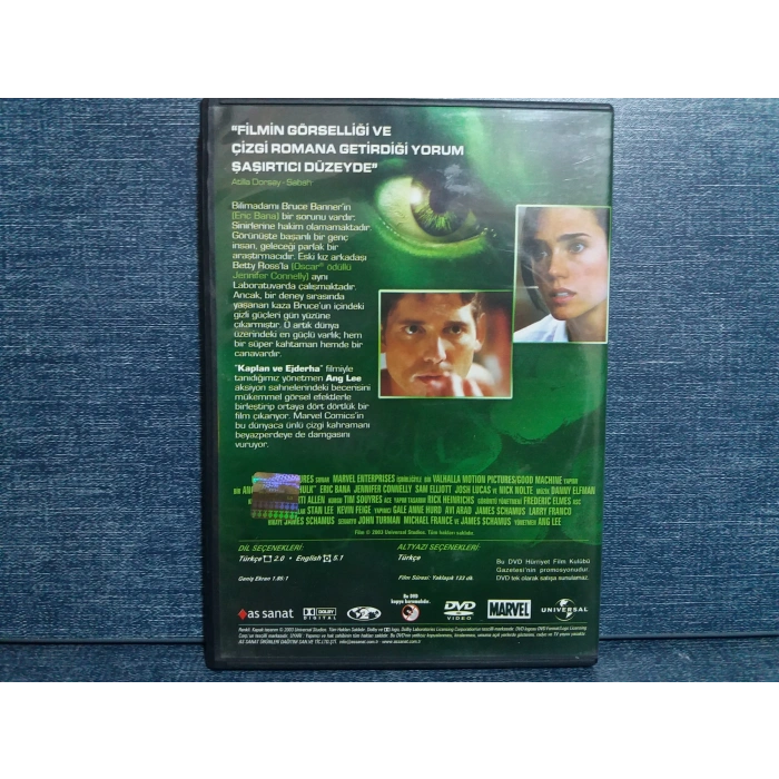 HULK DVD FİLM