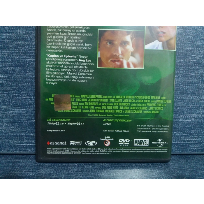 HULK DVD FİLM
