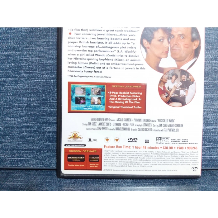 I FISH CALLED WANDA  DVD FİLM (İNGİLİZCE)