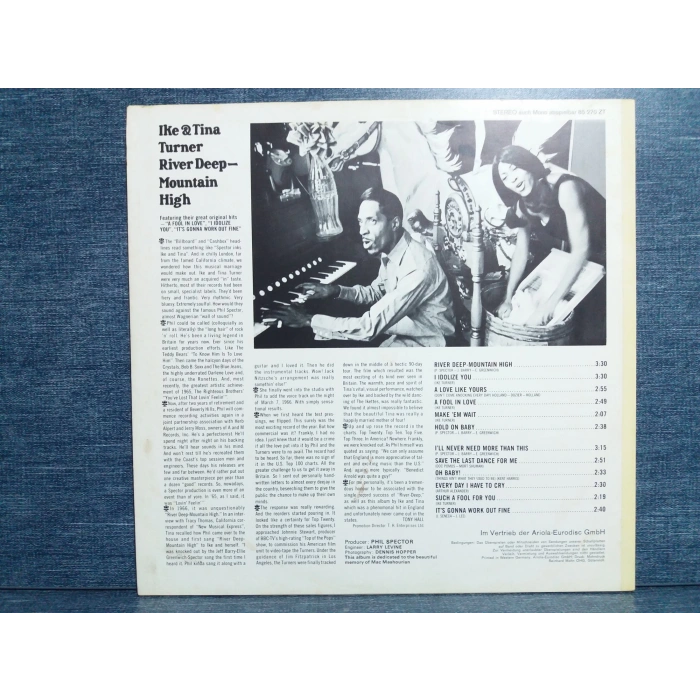 IKE & TINA TURNER RIVER DEEP MUSIC LP