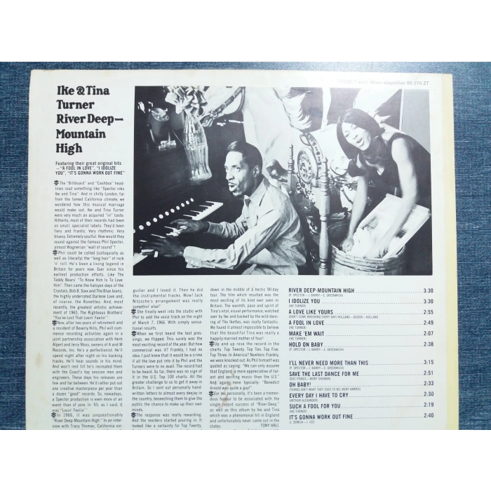 IKE & TINA TURNER RIVER DEEP MUSIC LP