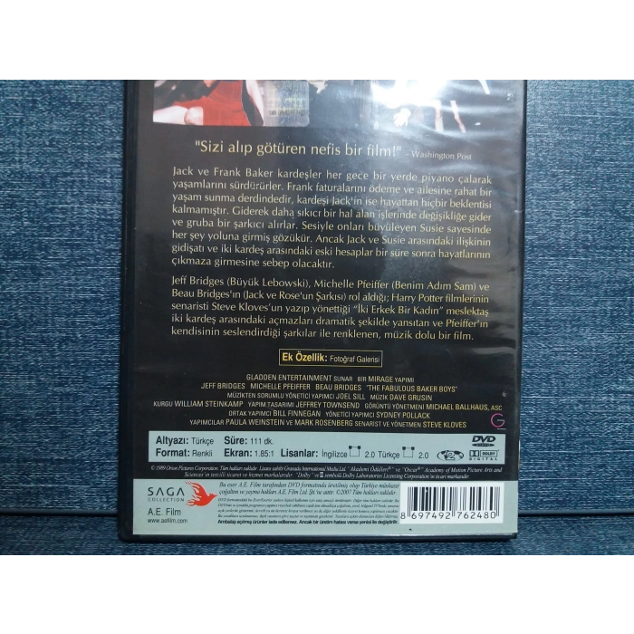 İKİ ERKEK BİR KADIN DVD FİLM