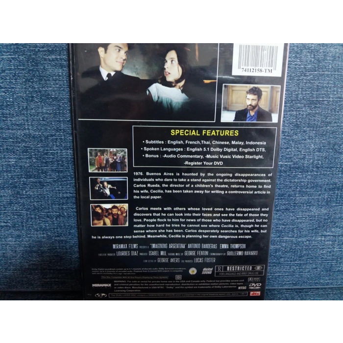 IMAGINING ARGENTINA DVD FİLM ( İNGİLİCE )