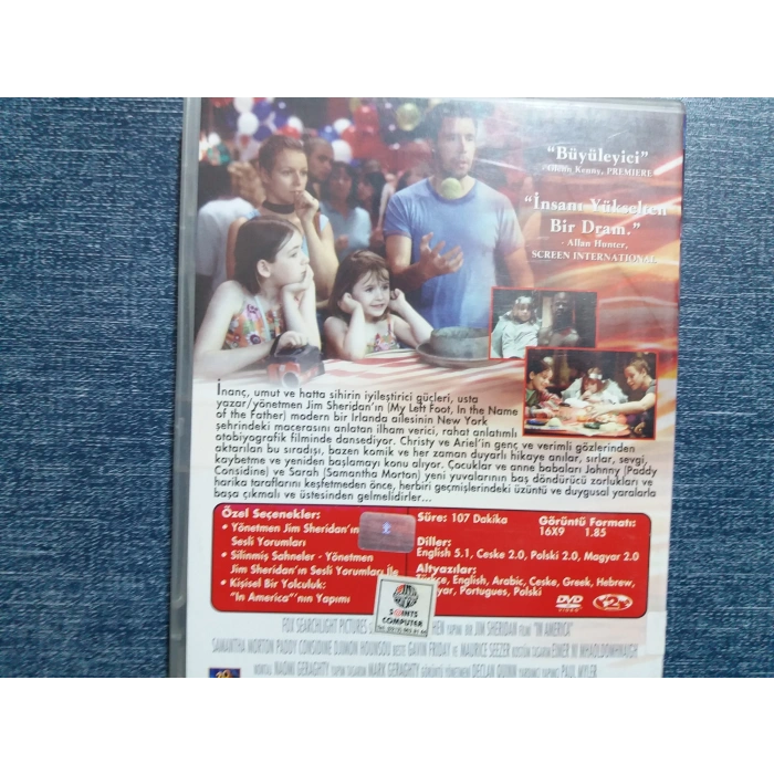 IN AMERICA  DVD FİLM