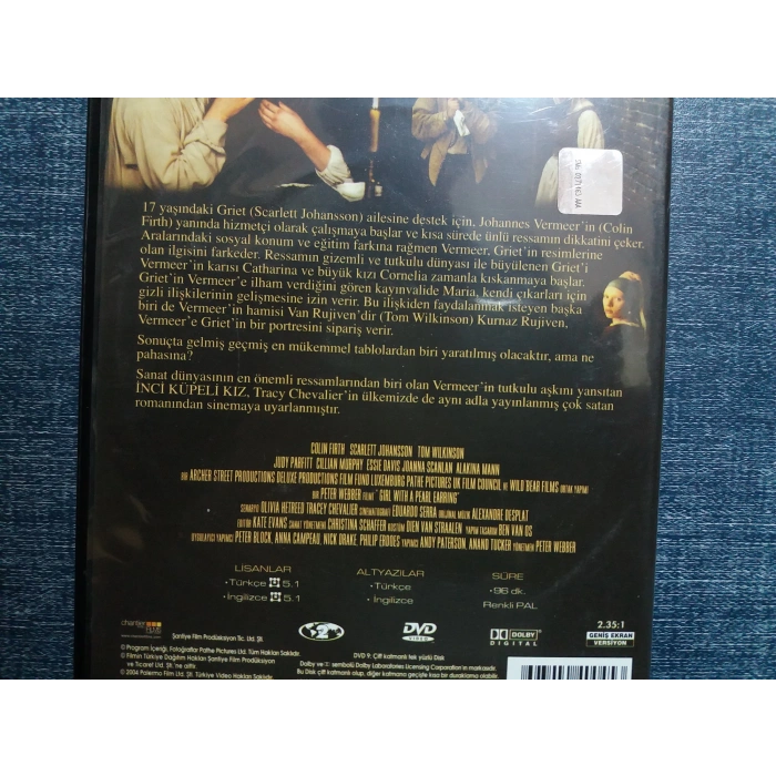 İNCİ KÜPELİ KIZ DVD FİLM