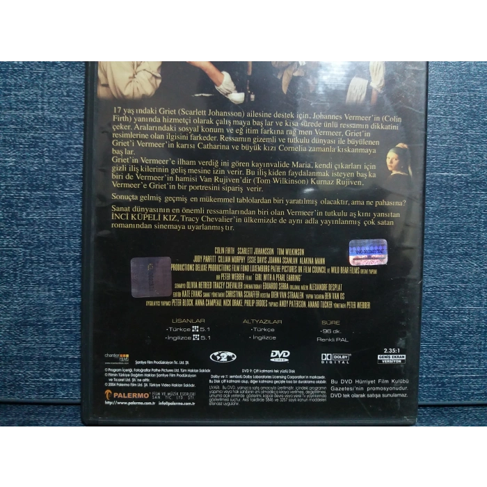 İNCİ KÜPELİ KIZ DVD FİLM