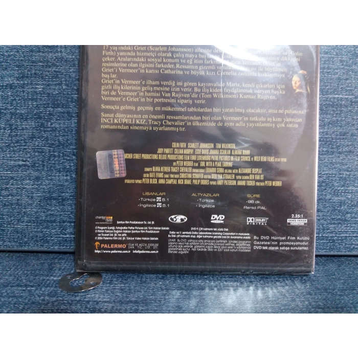 İNCİ KÜPELİ KIZ DVD FİLM SIFIR