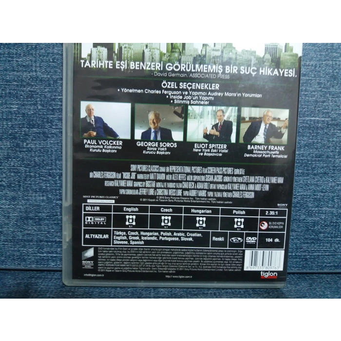 INSIDE JOB DVD FİLM
