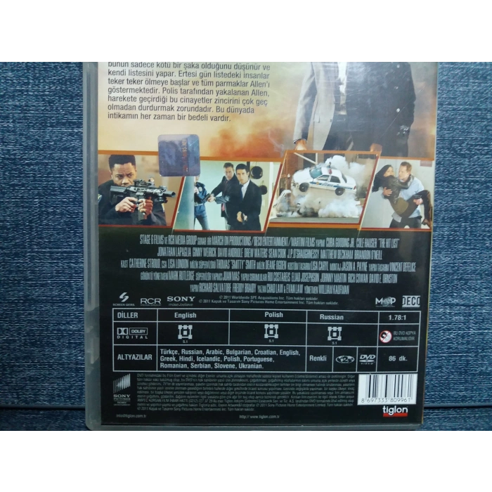 İNTİKAM LİSTESİ DVD FİLM