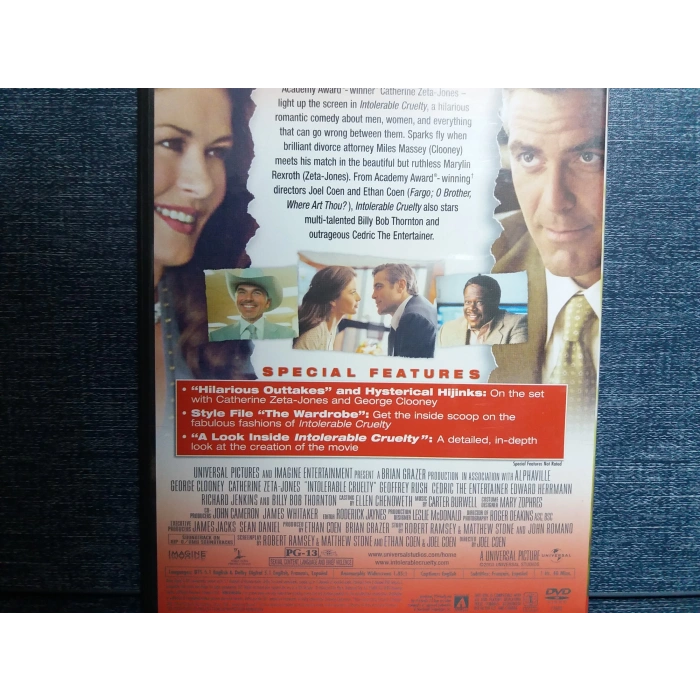INTOLERABLE CRUELTY DVD FİLM (İNGİLİZCE)