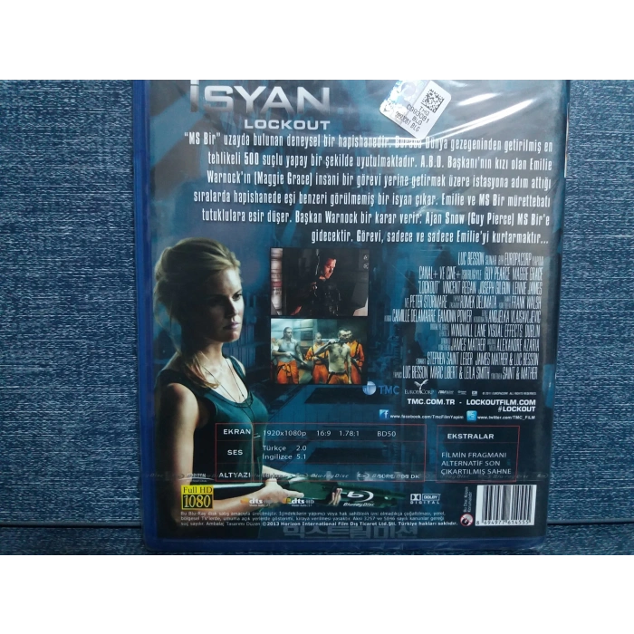 İSYAN LOCKOUT FİLM BLURAY (SIFIR)