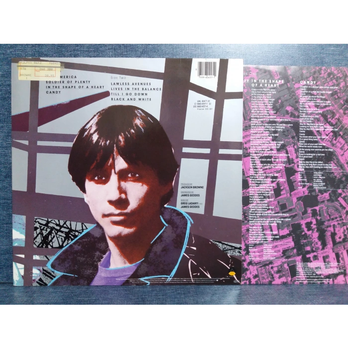 JACKSON BROWNE LIVES IN THE BALANCE LP