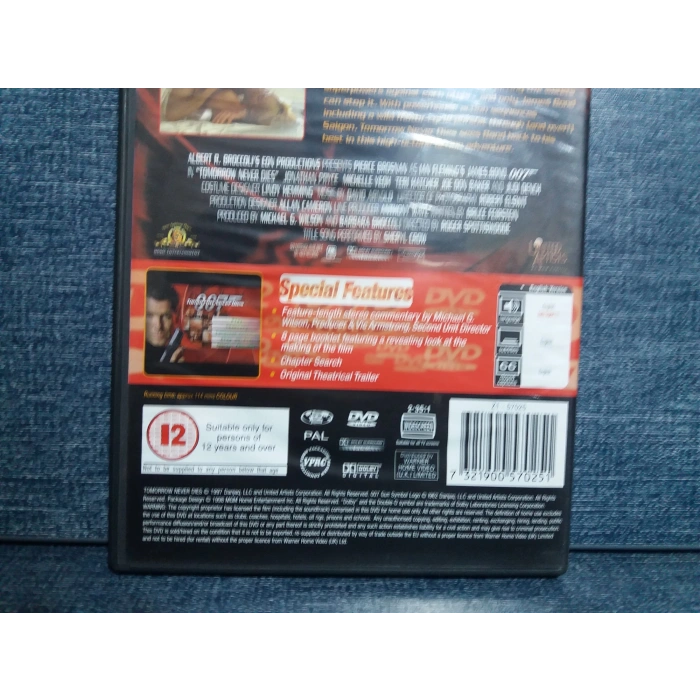 JAMES BOND 007 TOMORROW NEVER DIES DVD FİLM (İNGİLİZCE)