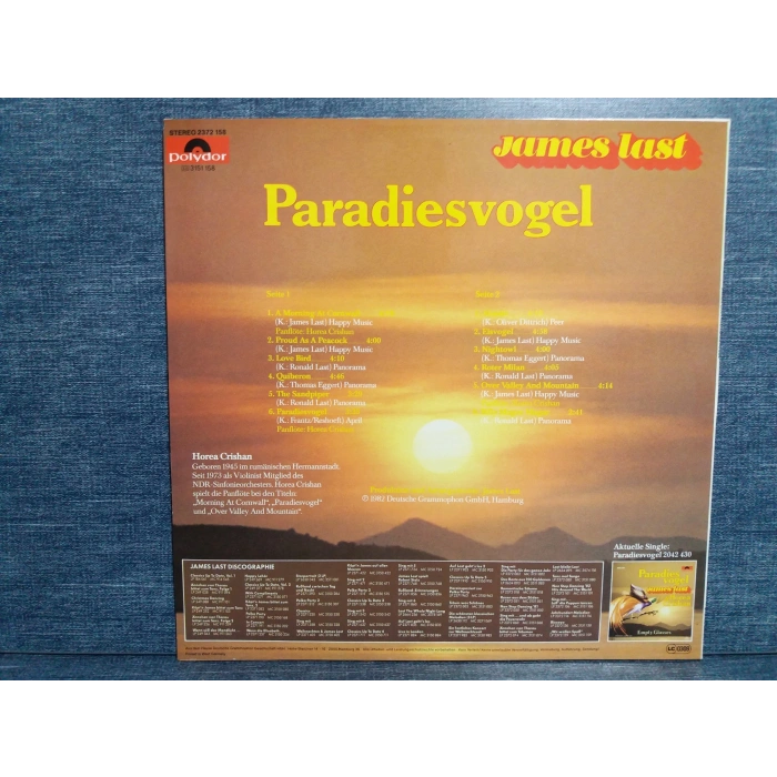 JAMES LAST PARADISE VOGEL  LP