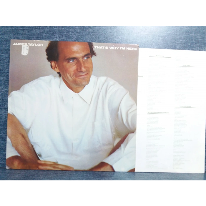 JAMES TAYLOR THATS WHY IM HERE MUSIC LP