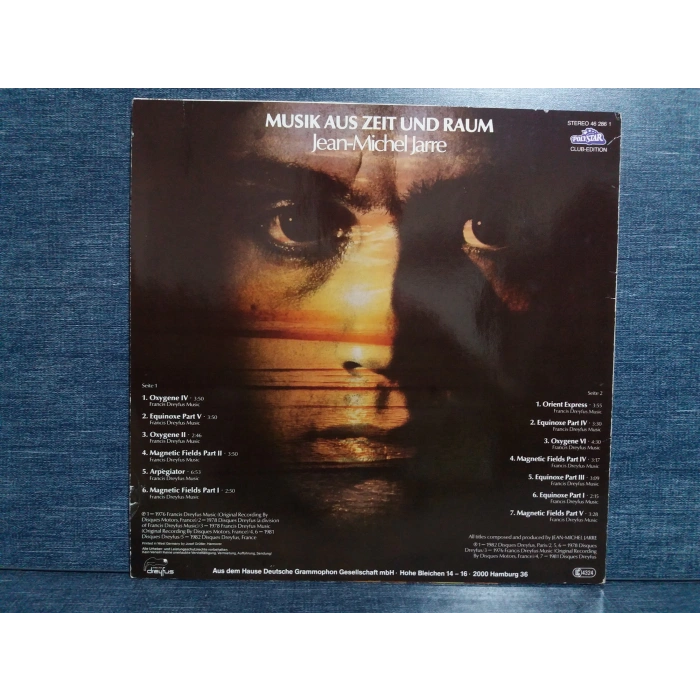 JEAN MICHEL JARRE GREATEST MUSIC LP