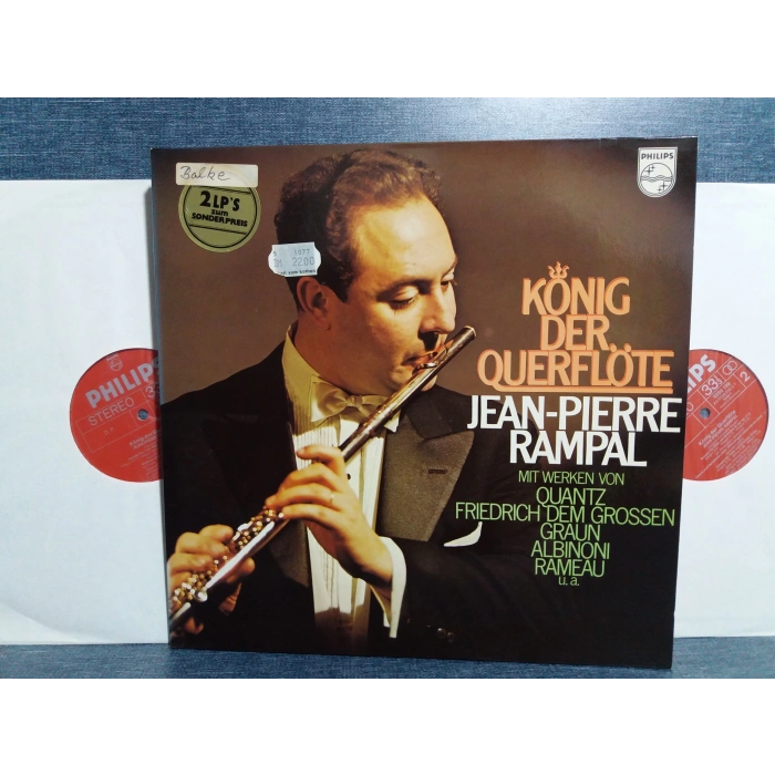 JEAN PIERRE RAMPAL FLUT GRAUN ALBINONI RAMEAU 2 LP