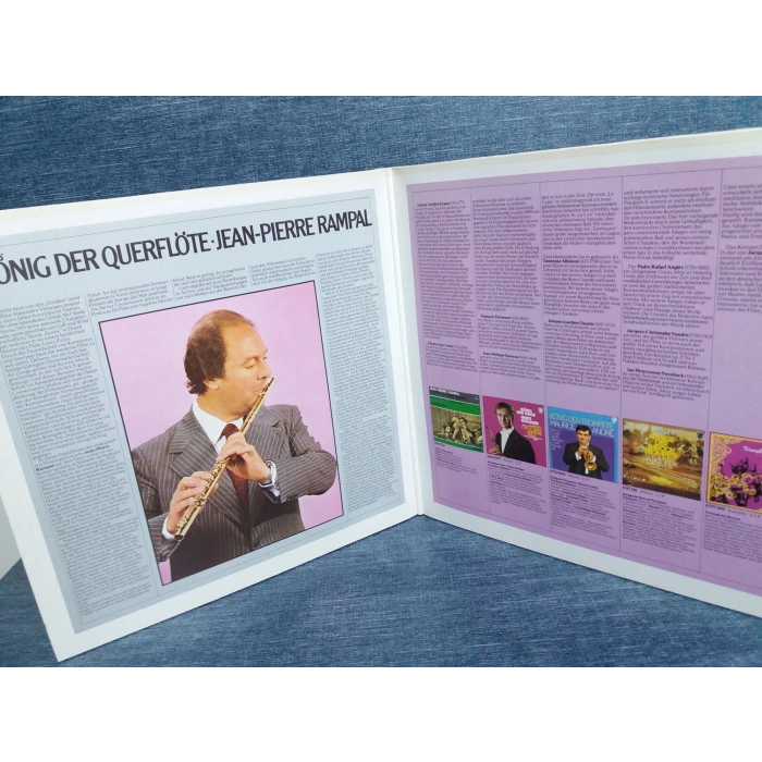 JEAN PIERRE RAMPAL FLUT GRAUN ALBINONI RAMEAU 2 LP