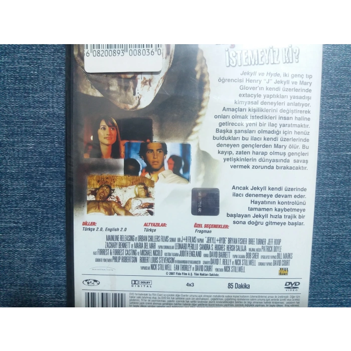 JEKYLL HYDE  DVD FİLM (SIFIR)
