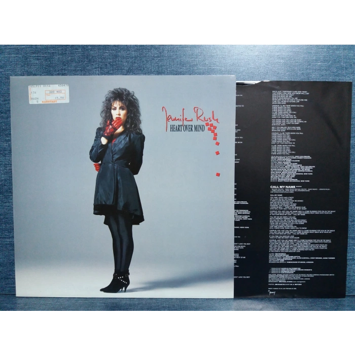 JENNIFER RUSH HEART OVER MIND LP