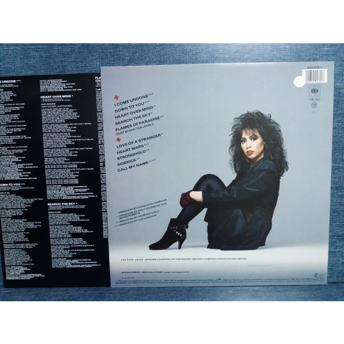 JENNIFER RUSH HEART OVER MIND LP