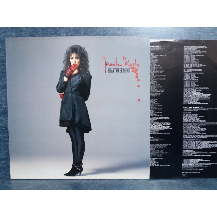 JENNIFER RUSH HEART OVER MIND LP