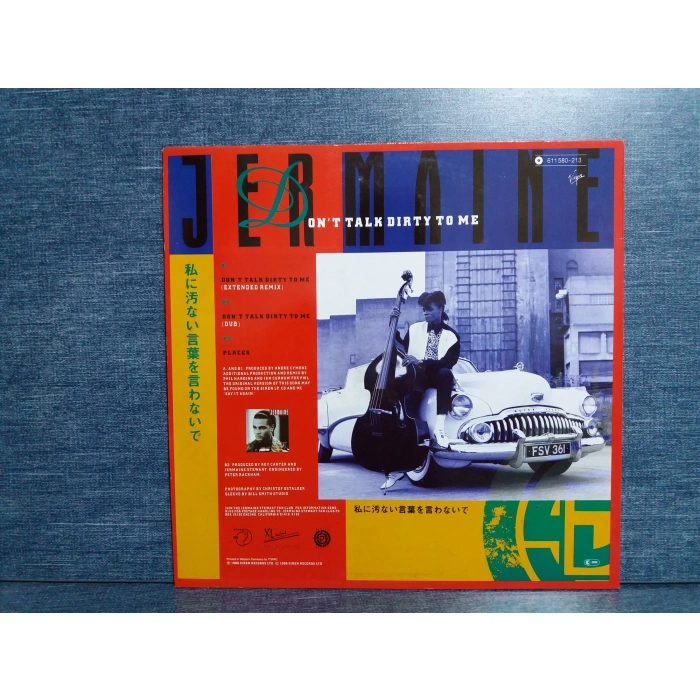 JERMAINE STEWART DONT TALK DIRTY TO ME  MAXI LP