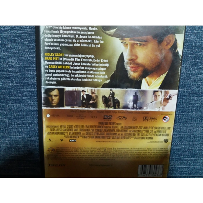 JESSE JAMES BRAD PITT DVD FİLM