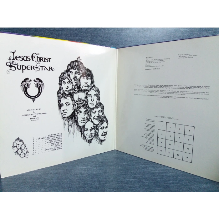 JESUS CHRIST SUPERSTAR MUSICAL SOUNSTRACK 2 LP