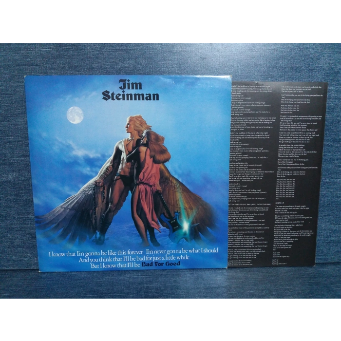 JIM STEINMAN BAD FOR GOOD MUSIC LP