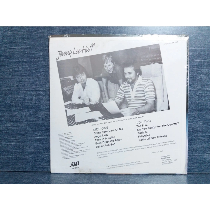 JIMMY LEE HUFF COME TAKE CARE OF ME MUSIC LP (SIFIR)