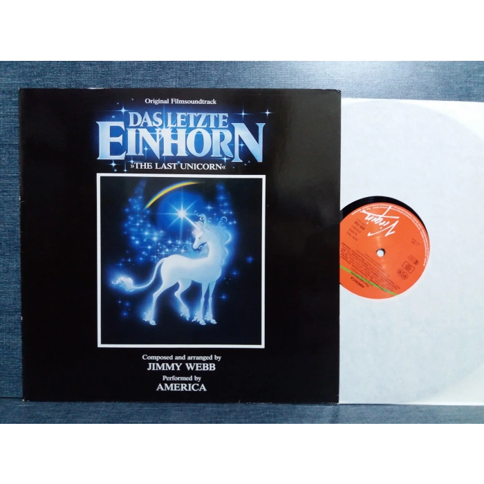 AMERICA JIMMY WEBB THE LAST UNICORN SOUNDTRACK  LP