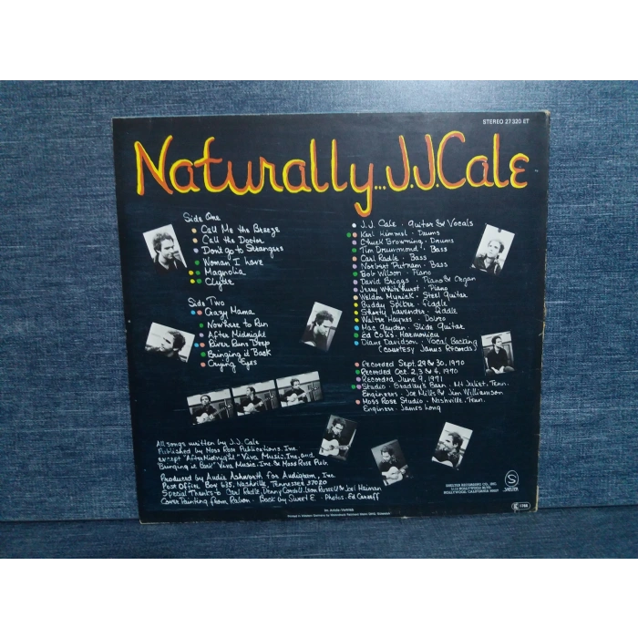 J.J.CALE NATURALLY MUSIC LP