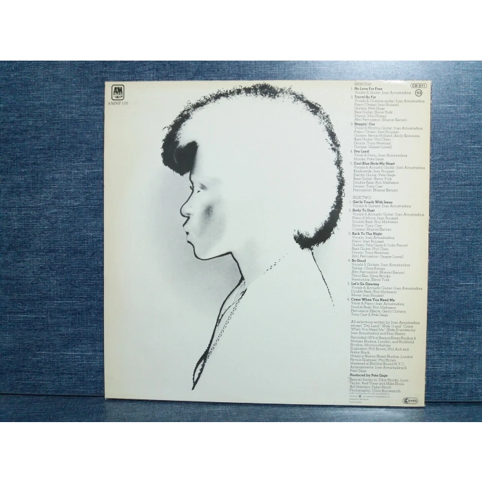 JOAN ARMATRADING BACK TO THE NIGHT MUSIC LP