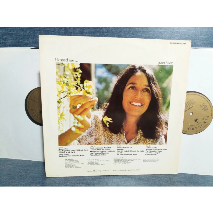 JOAN BAEZ BLESSED ARE  MUSIC 2 LP