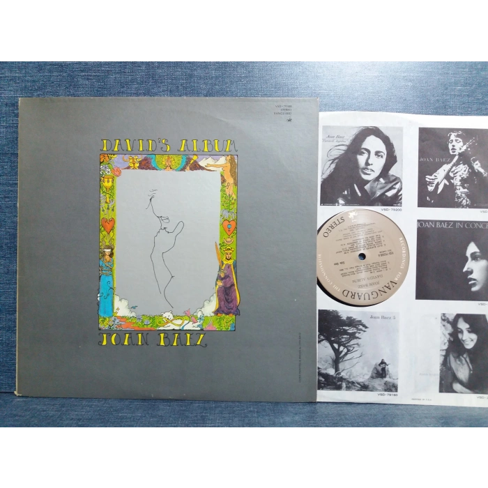 JOAN BAEZ DAVIDS ALBUM MUSIC LP