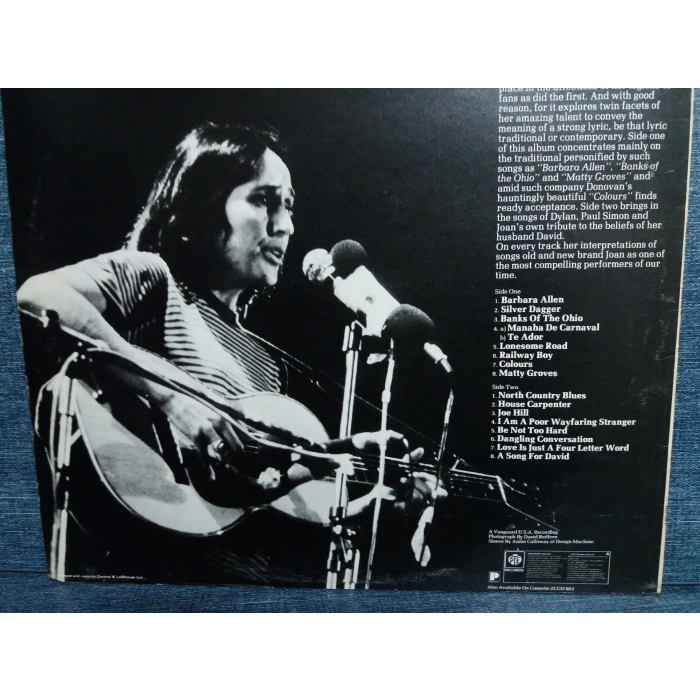 JOAN BAEZ GOLDEN HOUR MUSIC LP