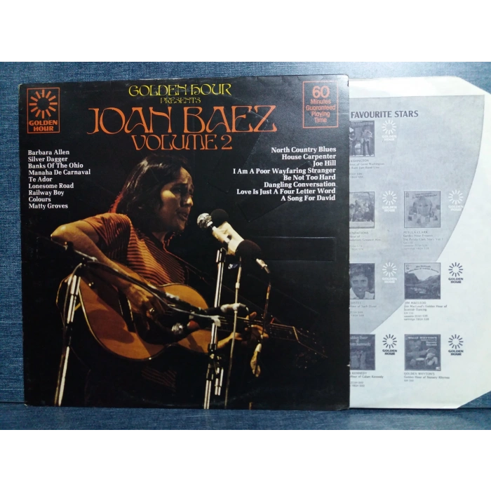 JOAN BAEZ GOLDEN HOUR MUSIC LP