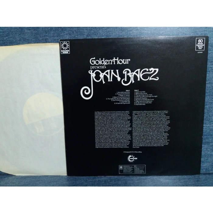 JOAN BAEZ GOLDEN HOUR PRESENT LP