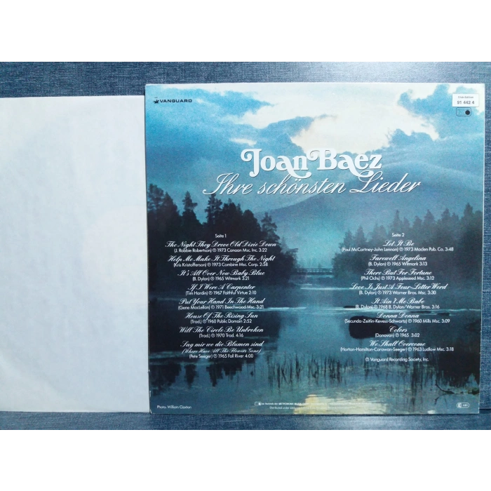 JOAN BAEZ IHRE SCHÖNSTEN LIEDER LP