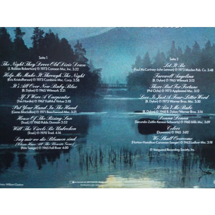 JOAN BAEZ IHRE SCHÖNSTEN LIEDER LP