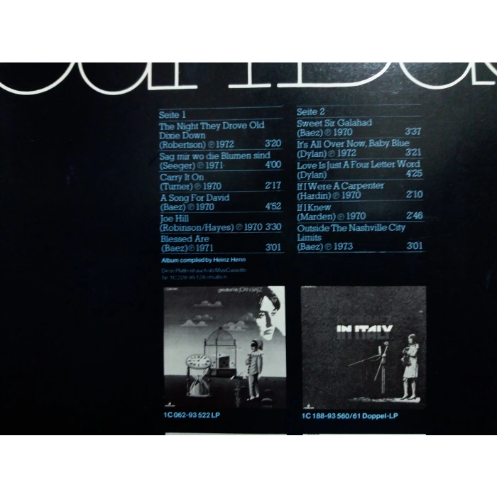 JOAN BAEZ PROFILES MUSIC LP