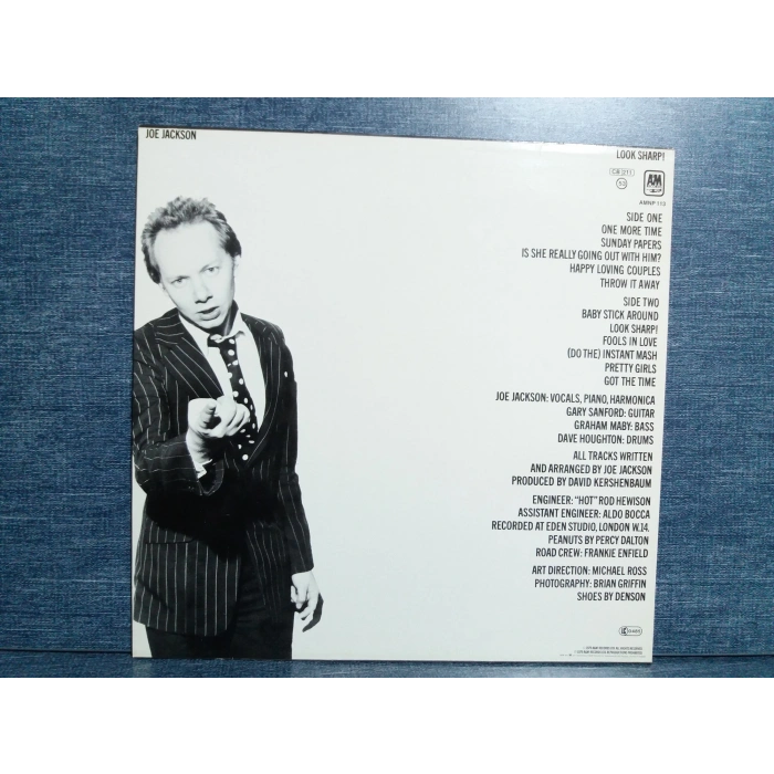 JOE JACKSON LOOK SHARP MUSIC LP