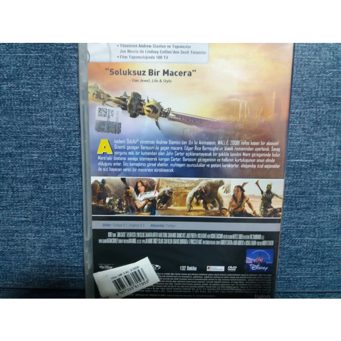 JOHN CARTER İKİ DÜNYA ARASINDA DVD FİLM (SIFIR)